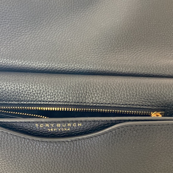 Tory Burch authentic britten Flap Shoulder Bag. used one time . No flaws - Picture 6 of 6